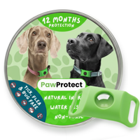PawProtect™ ULTIMATE Shield | 12-Month All-Natural Flea & Tick Defense | Safe for Dogs & Cats